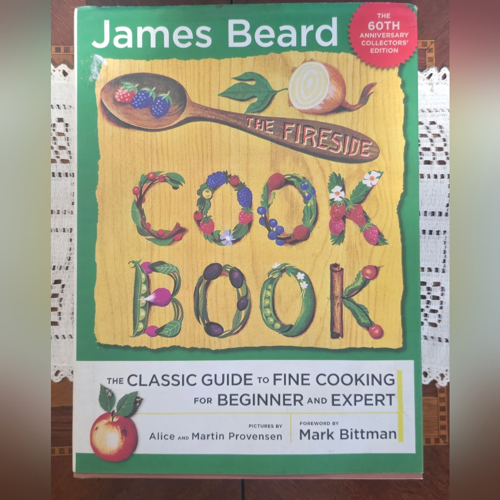 60th Anniversary Addition Signed James Beard Fireside Cookbook